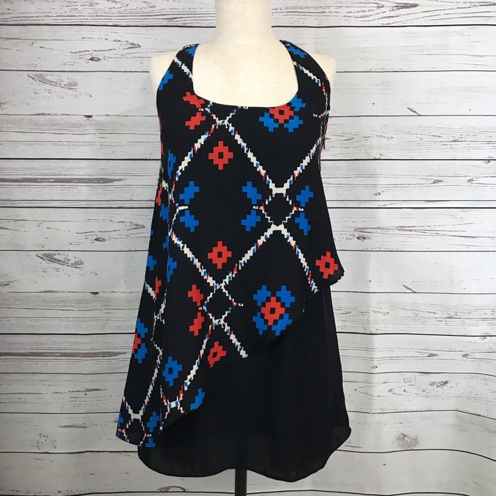 Silence & Noise Multicolor Layered Racerback Tank… - image 1